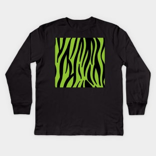 Green Zebra Kids Long Sleeve T-Shirt